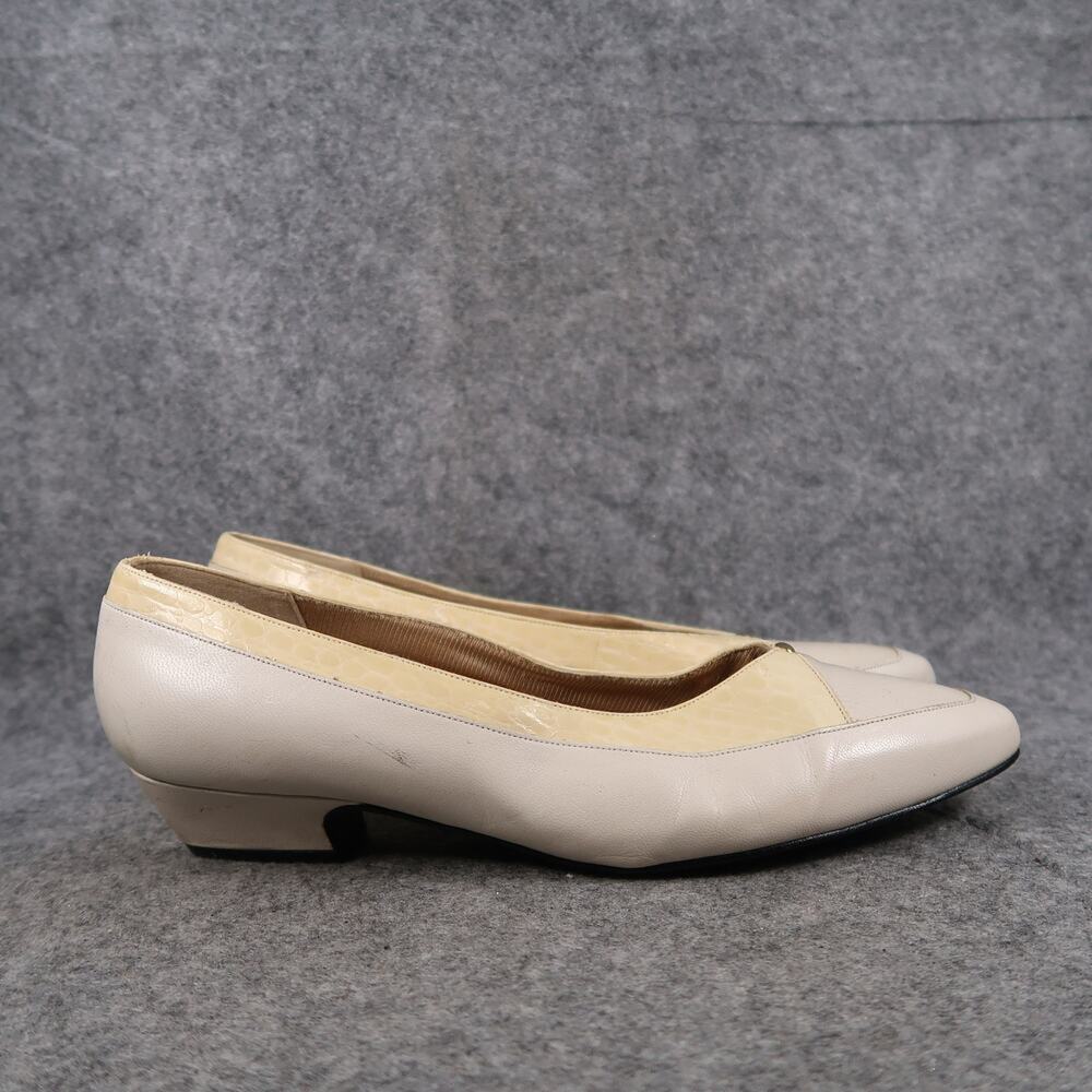 Selby Shoes Womens 10.5 Pumps Comfort Flex Classic Vintage Slip On Low Heel